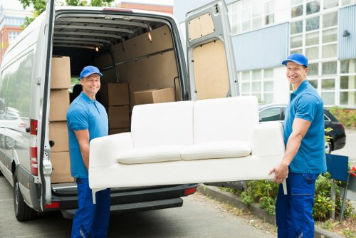 Commercial moving team planning a business relocation in Dulwich