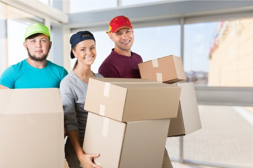 Removalists loading furniture for a house move in Dulwich