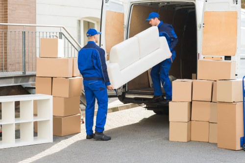 Commercial removals support for a Dulwich business