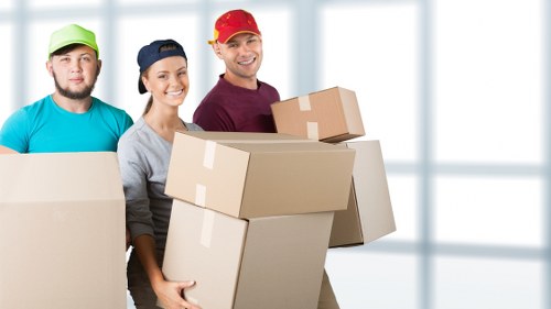 Organised packing of office equipment and files for a local relocation
