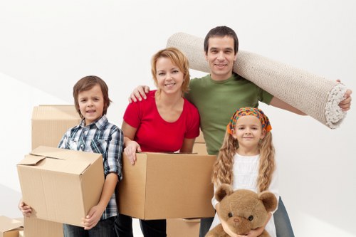 Careful furniture handling during a Dulwich home relocation