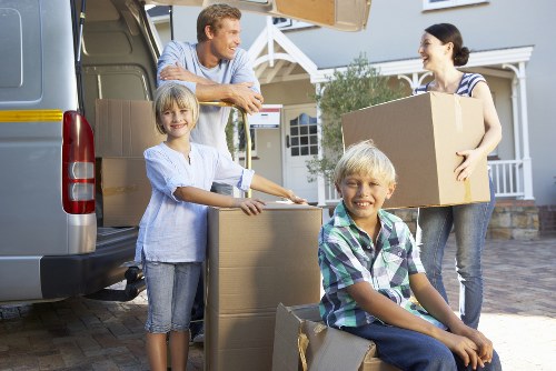 Local moving team handling student belongings in Dulwich streets