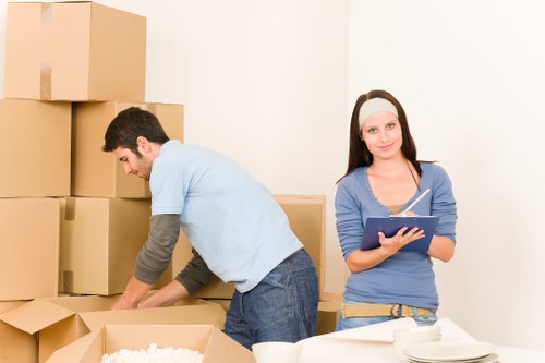 Removal van support for furniture and boxes in Dulwich
