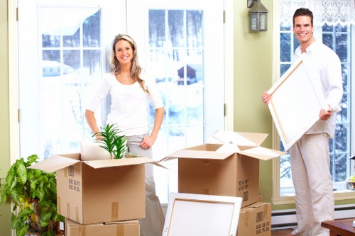 Careful loading of household furniture for a Dulwich move