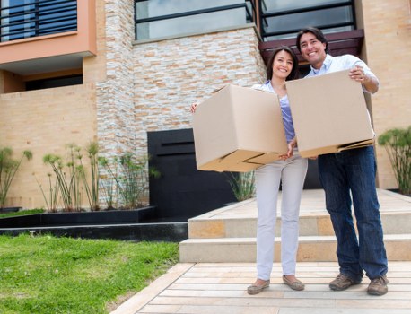 Home items packed and moved into storage during a Dulwich renovation